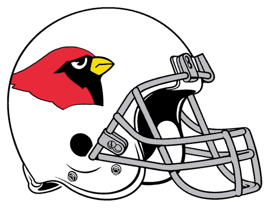 Ball State Cardinals 1971-1984 Helmet Logo Sticker Heat Transfer